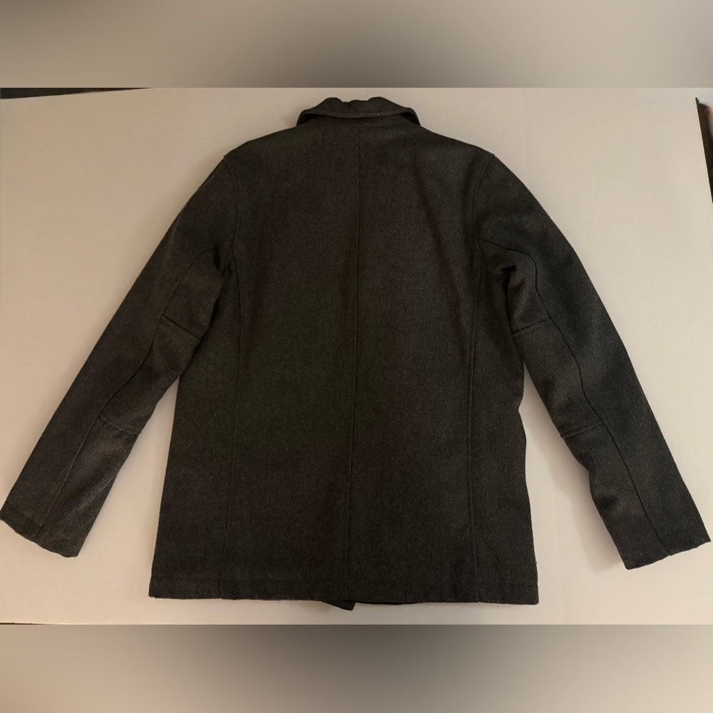 NWT Old Navy Men’s Double Breasted Pea Coat Gray Size M - Picture 3 of 9